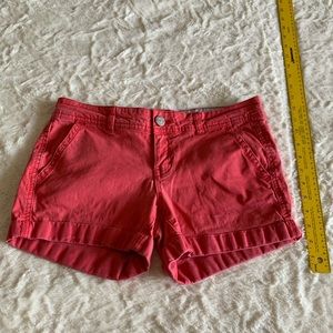 Aeropostale Pink Twill Shorts | Size 2